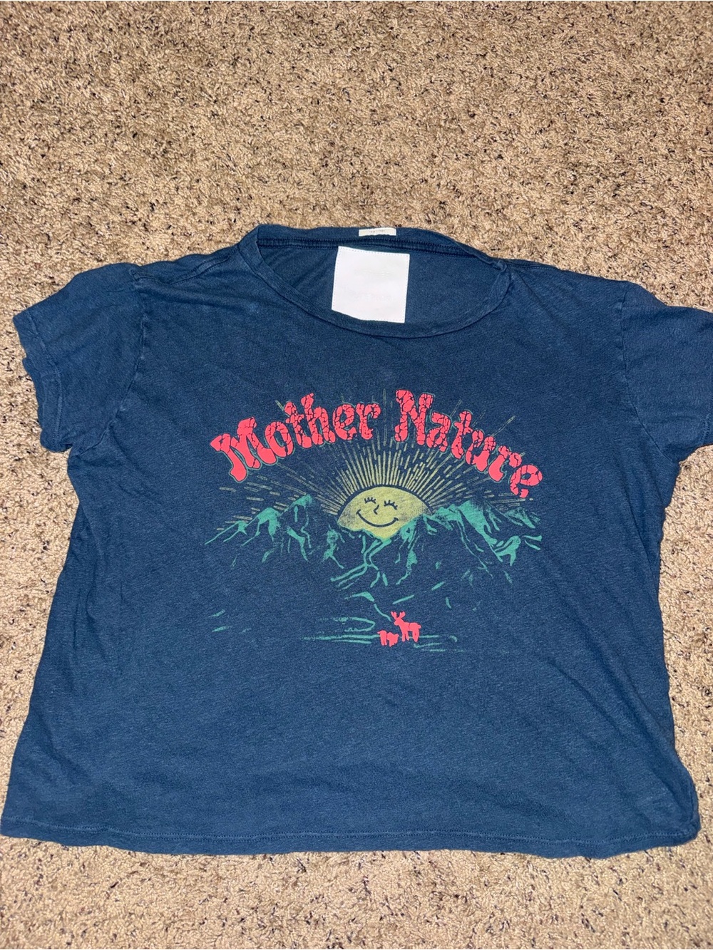 MOTHER Denim - The Sinful Tee - Mother Nature - Large - Picture 3 of 8
